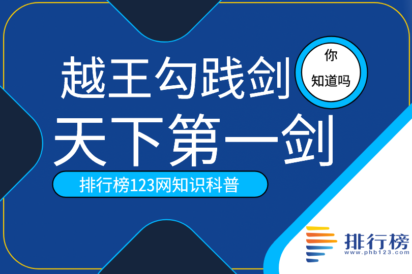 天下第一剑：越王勾践剑(现藏于湖北省博物馆)