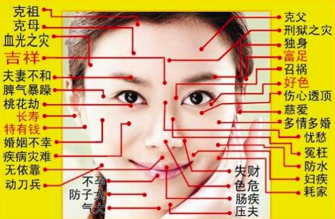 女人面相图解大全 女人面大全分析