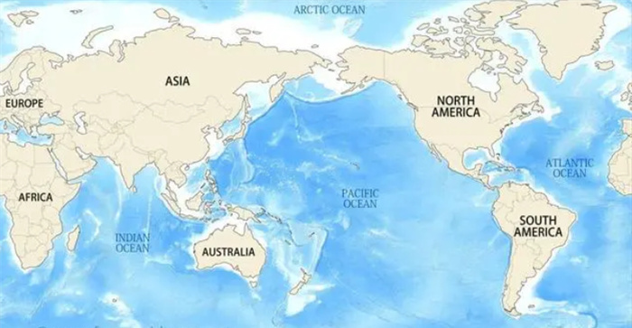 太平洋面积超乎想象  与世界地图严重不符  占据地表近一半