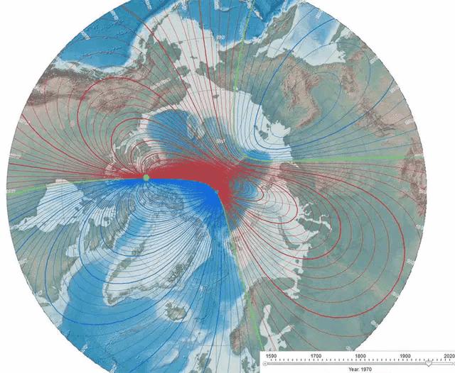 地磁翻转发生？科学家：磁极继续向南移动！未来或许会纵穿中国，