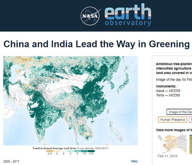 为什么地球越来越绿？中国功不可没！（地球变化）