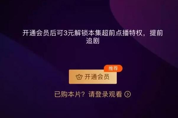 超前点播是什么意思：支付额外费用提前解锁剧集(VIP)