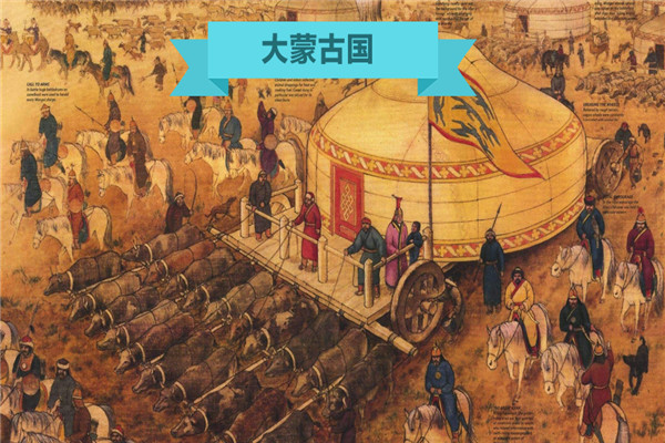 蒙古帝国：公元1260年解体（发展为元朝）