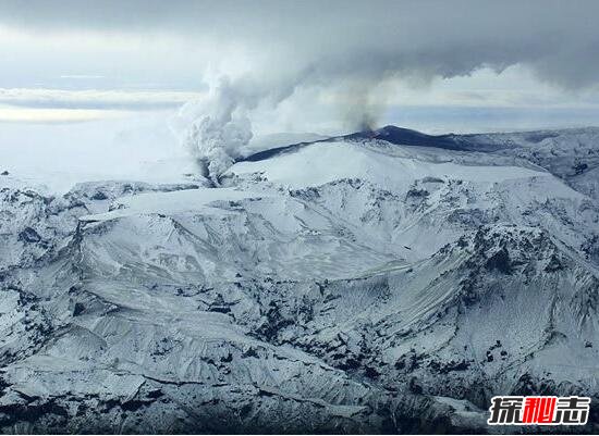 赤道火山口上的冰川之谜，火山附近被冰雪覆盖(水火相融)